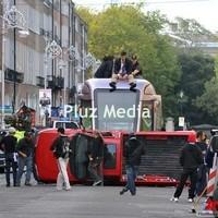 Filming a stunt scene for 'Ek Tha Tiger' on Dublin's Mount Street | Picture 98922